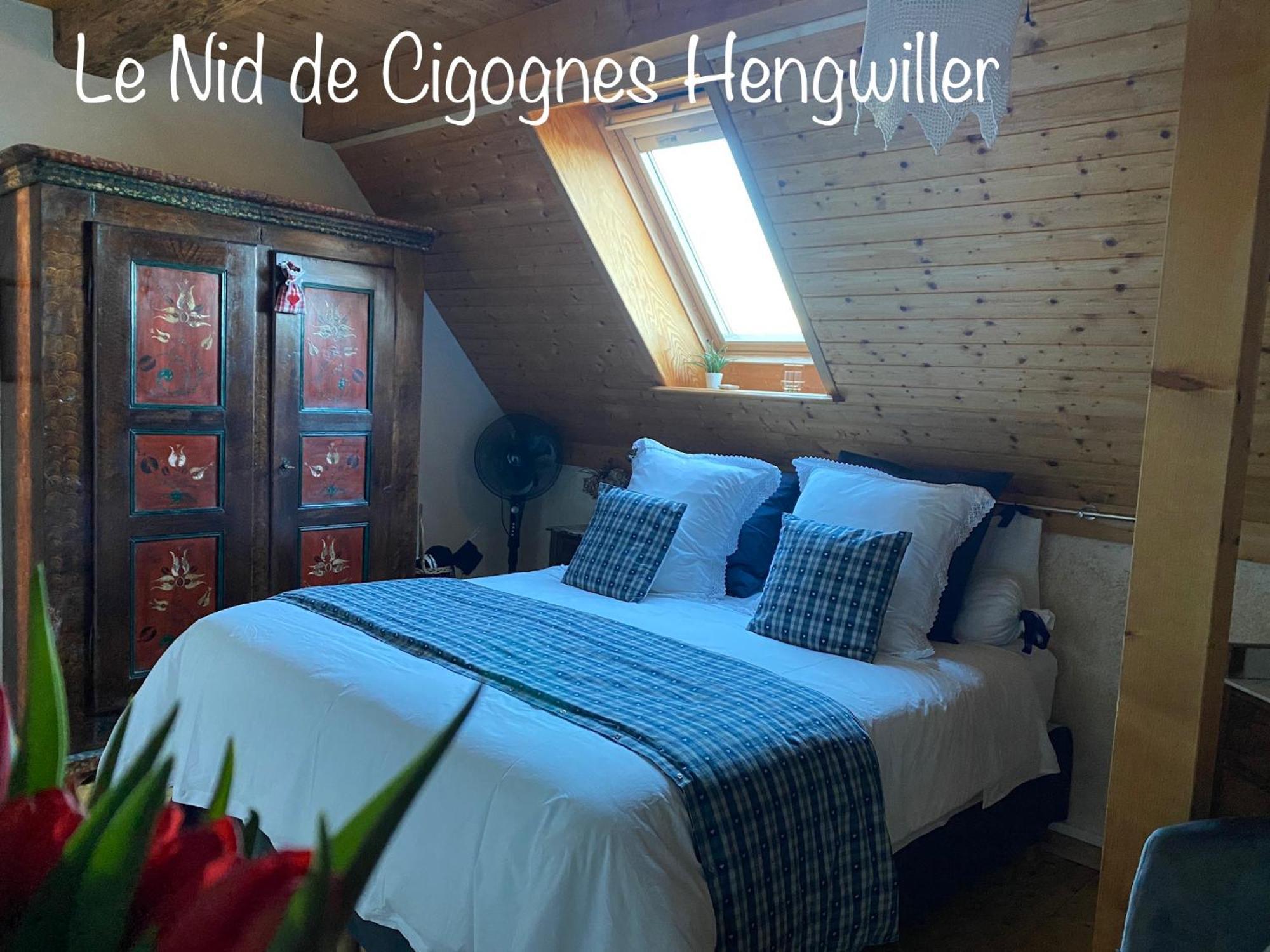 Hotel Le Nid De Cigognes Hengwiller Esterno foto
